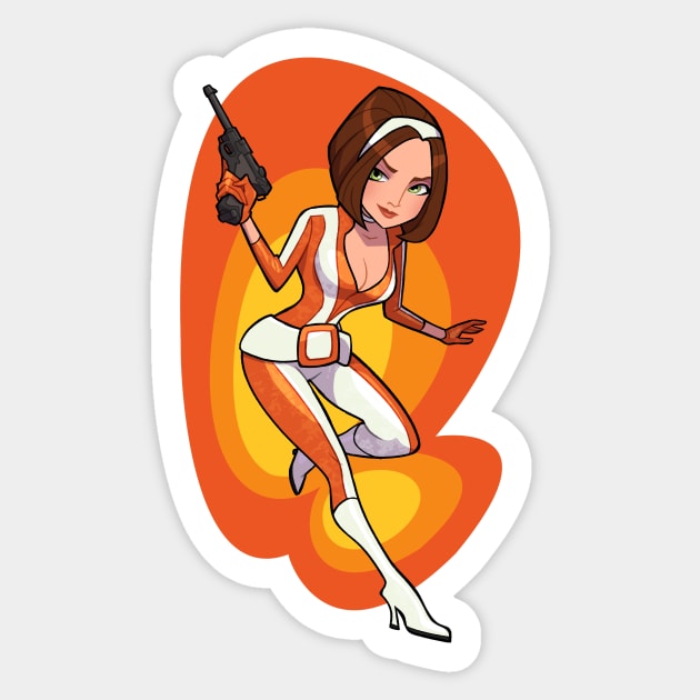 Cate Archer - NOLF 1 Sticker by GalooGameLady